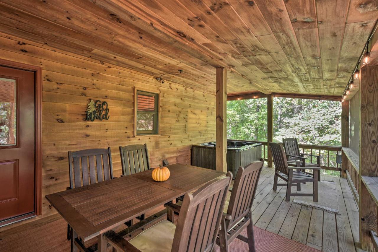 Blue Ridge Cabin Hot Tub, Fire Pit And Grill! 外观 照片