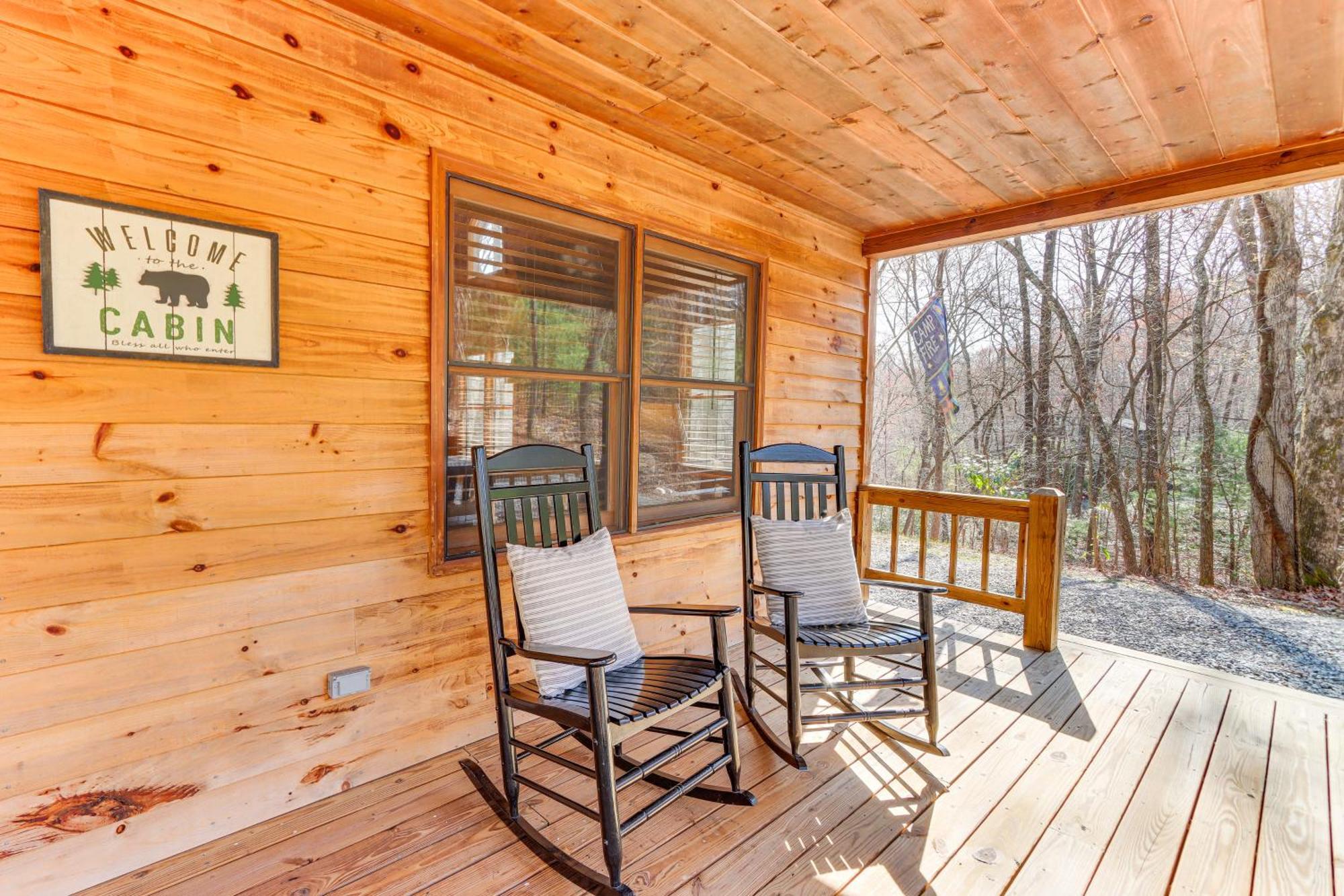 Blue Ridge Cabin Hot Tub, Fire Pit And Grill! 外观 照片