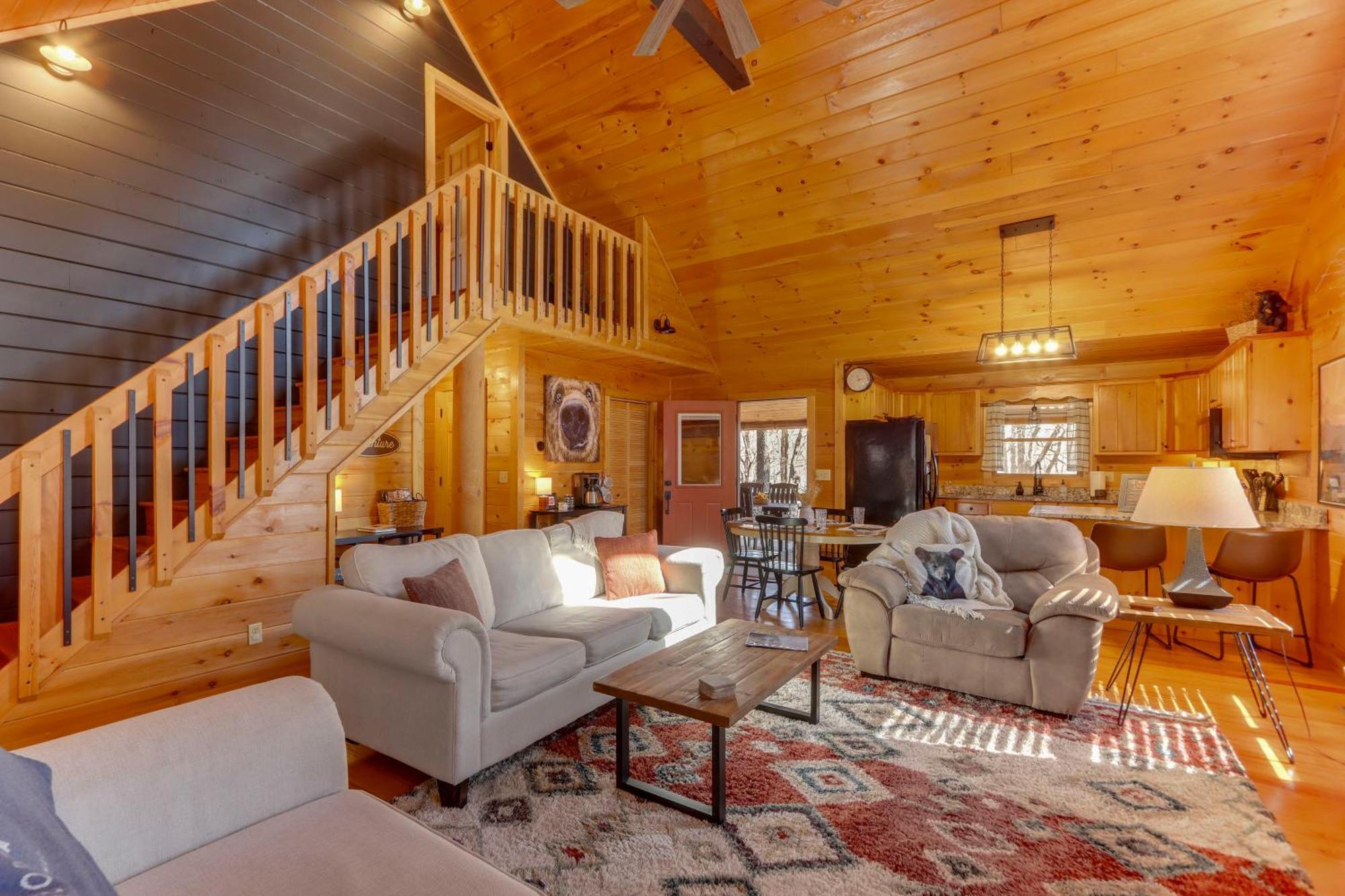 Blue Ridge Cabin Hot Tub, Fire Pit And Grill! 外观 照片